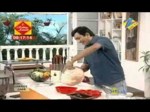 Khana Khazana - Cooking Show - Carrot Cake - Recipe by Sanjeev Kapoor - Zee TV