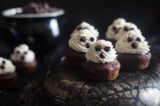 Mini Spooky Banana Chocolate Cupcakes [Vegan, Grain-Free] – One Green Planet