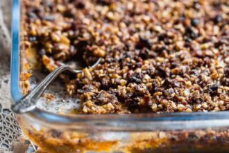Easy Healthy Sweet Potato Casserole With Pecan Topping [Vegan, Grain-Free] – One Green Planet