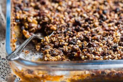 Easy Healthy Sweet Potato Casserole With Pecan Topping [Vegan, Grain-Free] – One Green Planet