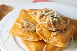 Pumpkin Ravioli [Vegan] – One Green Planet