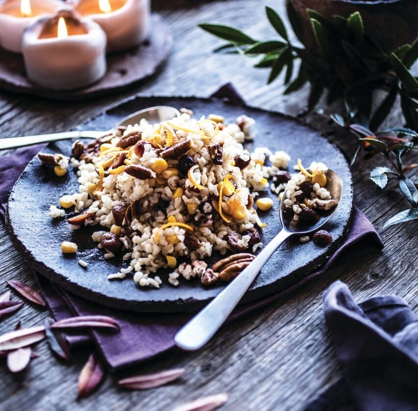 Thanksgiving Inspired Rice [Vegan] – One Green Planet