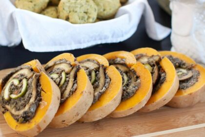 Butternut Squash Stuffed With Eggplant, Zucchini, and a Mushroom Lentil [Vegan, Gluten-Free] – One Green Planet