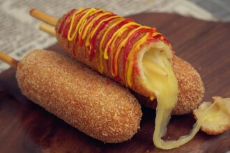 Mozzarella Cheese Corn Dog Recipe [Korean Street Food]