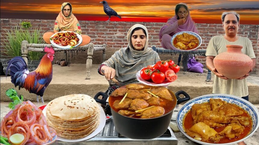 Traditional Village Life | Irma's Mother Cooking Chicken Curry Recipe for Family at Home | irma's