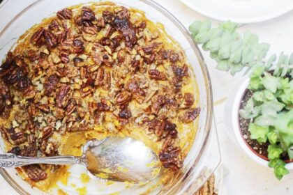 Sweet Potato Casserole with Maple Pecan Topping [Vegan, Gluten-Free] – One Green Planet