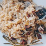 Baked Mushroom Risotto With Rosemary and Dried Cranberries [Vegan] – One Green Planet