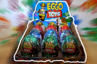 Eggo Toys 12 Big Surprise Egg unboxing #64