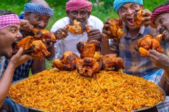 CHICKEN PASTA | Delicious Pasta Recipe cooking In Village | Three Types Pastas Macaroni Spiral Penne