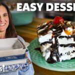5 Easy Desserts Anyone Can Make (Peach Cobbler Dump Cake, Ice Cream Sandwich Cake & More!)