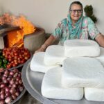 PANEER LABABDAR Recipe | Paneer Recipe | Desi Style Paneer Making | Veg village food