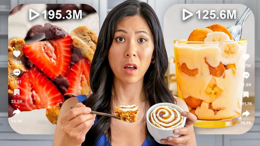 I Tested the LAZIEST TikTok DESSERT Recipes! 🥱