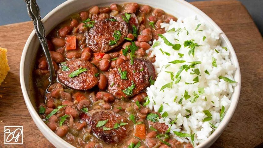 Crockpot Red Beans & Rice Made Easy