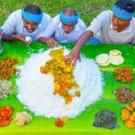 VEG THALI | 15 Varieties of Veg Recipes | Huge South Indian Veg Thali Recipes Cooking In Village