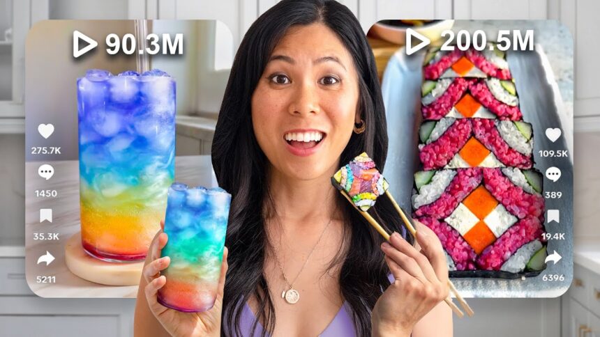 I Tested the MOST SATISFYING TikTok SNACK Recipes 🍣