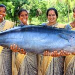 25 KG KING VANJARAM FISH BIRYANI | Spanish Seer Fish Biryani Recipe Cooking in Village #villagebabys