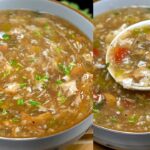 Restaurants Style Hot and Sour Soup Recipe, Winter Special Soup Recipe by Samina Food Story
