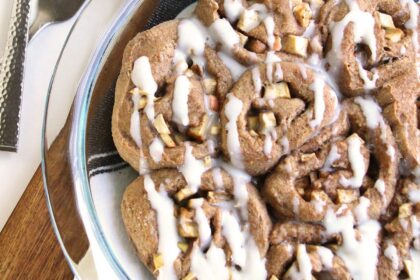 Apple Cinnamon Rolls With Maple Vanilla Icing [Vegan] – One Green Planet