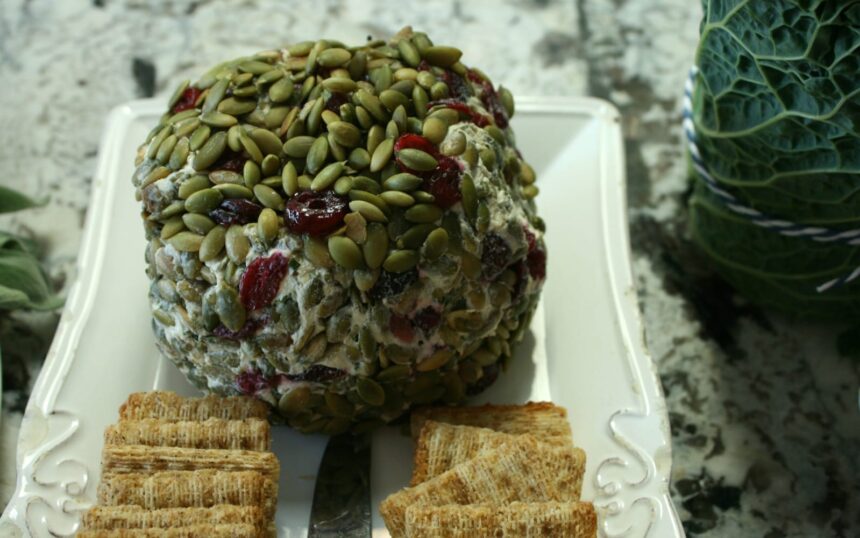 Festive Cheeseball [Vegan] – One Green Planet