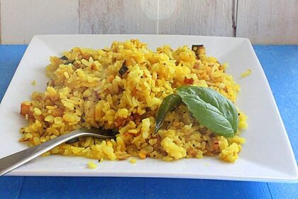 Indian Flattened Rice Flakes Cooked with Veggies and Nuts [Vegan] – One Green Planet