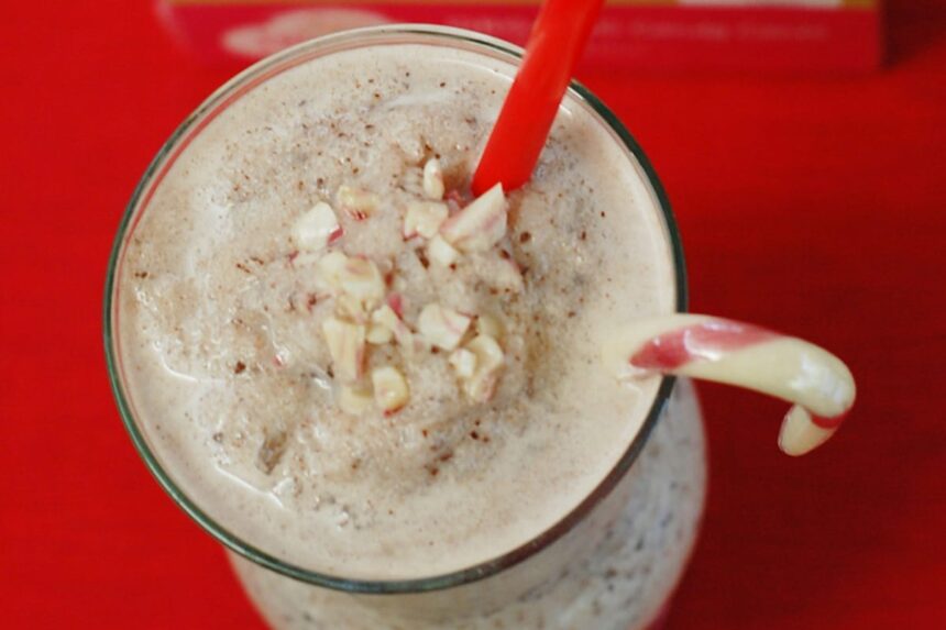 Peppermint Chocolate Chip Holiday Shake [Vegan] – One Green Planet