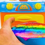 🔴Toy Learning Video for Toddlers🔴 Learn Shapes, Colors, Food Names, Counting with a Birthday Cake!