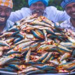 FISH | Sardines Fish Recipe | Mathi Meen Varuval & Kuzhambu Cooking in Village | Fish Fry & Curry