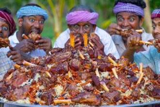 KABULI PULAO | Afghani Biryani Style Rice | Afghanistan Special Recipe Cooking In Indian Village