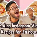 EATING VIRAL INSTAGRAM RECIPES FOR 24 HOURS 😅 I WASN'T READY FOR THIS NEW YEAR CHALLENGE!!!
