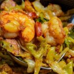 Fried Cabbage with Smoked Sausage and Shrimp | New Years Recipe