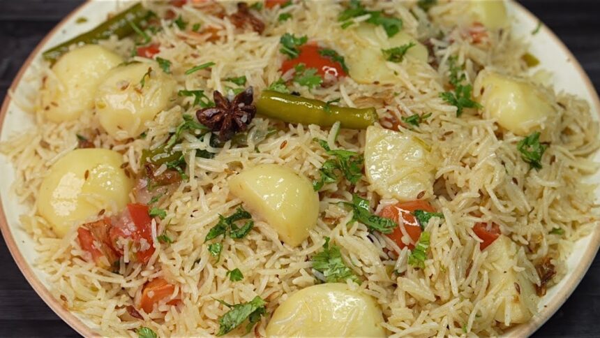 Sabse Tasty Aloo Ka Pulao Aise Banae Khane Wala Hath Na Rok Pae | Aloo Yakhni Pulao Recipe