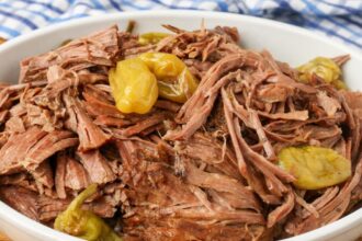 Slow Cooker Mississippi Pot Roast