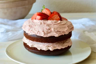 Chocolate Strawberry Party Cake [Vegan] – One Green Planet
