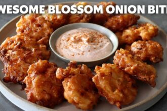 Awesome Blossom Onion Bites | Crispy Blooming Onion Fritters | Food Wishes