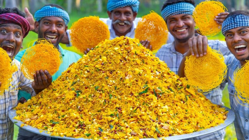 MIXTURE Snack | DIWALI Special Traditional Mixture Recipe Cooking In Village | South Indian Snacks