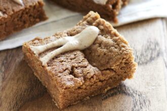 Chewy Chai-Spiced Breakfast Protein Bars With Maple-Cashew Icing [Vegan] – One Green Planet