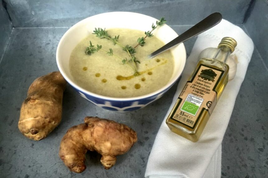 Jerusalem Artichoke Soup With Truffle Oil [Vegan] – One Green Planet