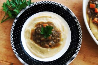 Lentils With White Bean and Potato Mash [Vegan] – One Green Planet