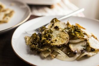 Greek Scalloped Potato Gratin [Vegan, Gluten-Free] – One Green Planet