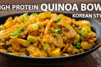 KOREAN STYLE QUINOA Recipe | Easy Vegetarian and Vegan Meals | Quinoa recipes
