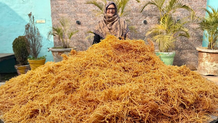 PANEER BHUJIYA || Amazing Paneer Namkeen Recipe By Granny || Veg Village Food