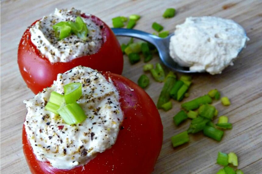 Cream Cheese Filled Tomatoes [Vegan] – One Green Planet