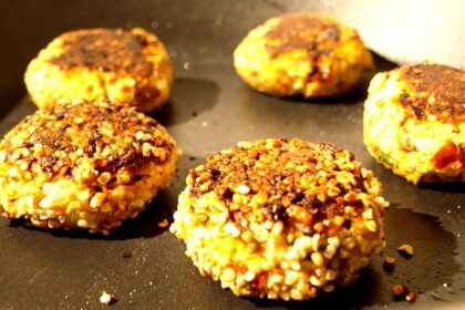 Tofu Burgers With Tahini Dressing [Vegan] – One Green Planet