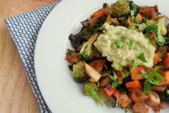 Root Vegetable Hash With Avocado Creme [Vegan] – One Green Planet