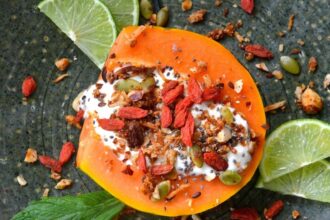 Papaya and Coconut Yogurt Breakfast [Vegan, Gluten-Free] – One Green Planet