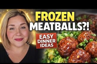 6 Easy Dinner Ideas Using Frozen Meatballs (Crockpot & Oven Recipes!)