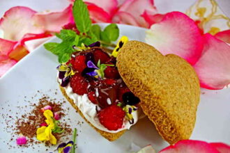 Chocolate Raspberry Shortcakes With Coconut Whipped Cream [Vegan] – One Green Planet