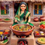 Miniature Doll Makes Smoky Baingan Bharta & Sweet Lassi | Indian Village Tiny Kitchen ASMR