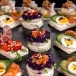Canapes recipes - quick and tasty finger food recipe. Breakfast of Champions, Mediterranean duo