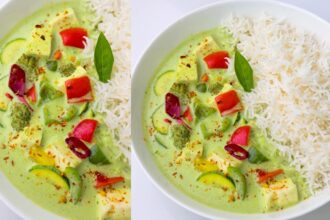 Thai Curry Recipe | Veg Thai Curry | Restaurant Style Thai Food at Home | Easy Thai Curry